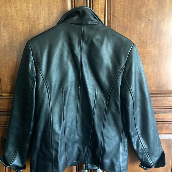 StudioY Black Leather Jacket - Picture 3 of 3